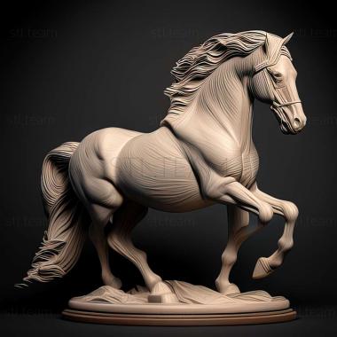 3D model Lord Mortons mare famous animal (STL)